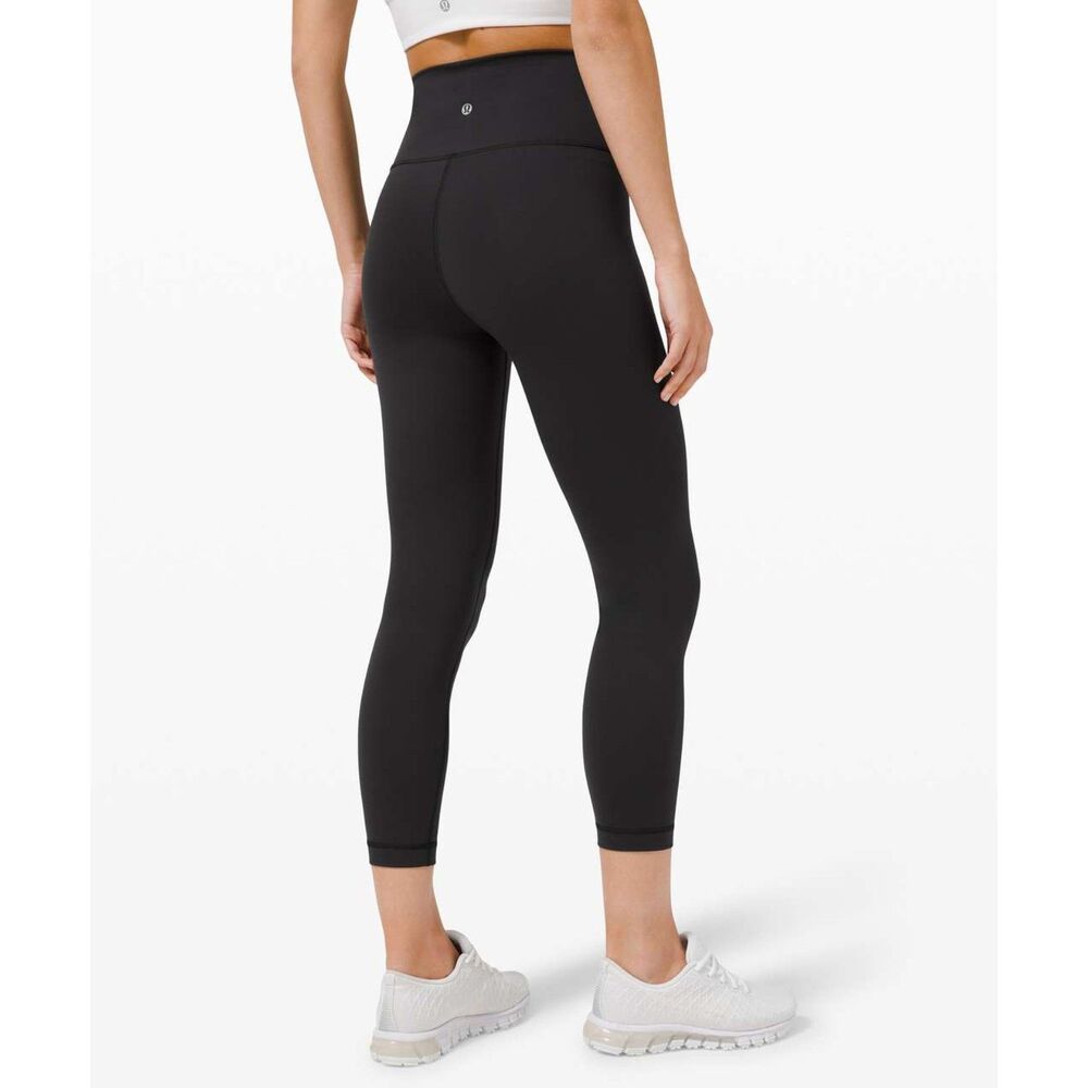 Lululemon Wunder Train High-Rise Crop 23" Black- sz 10